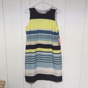 Vince Camuto Summer Luxe Fash Aqua Sphere Dress Size 4